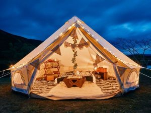 Glamping short-term rental website design for hosts on the Gold Coast